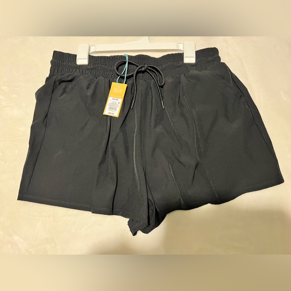 Kona Sol Black Women's XL Swim Shorts NWT